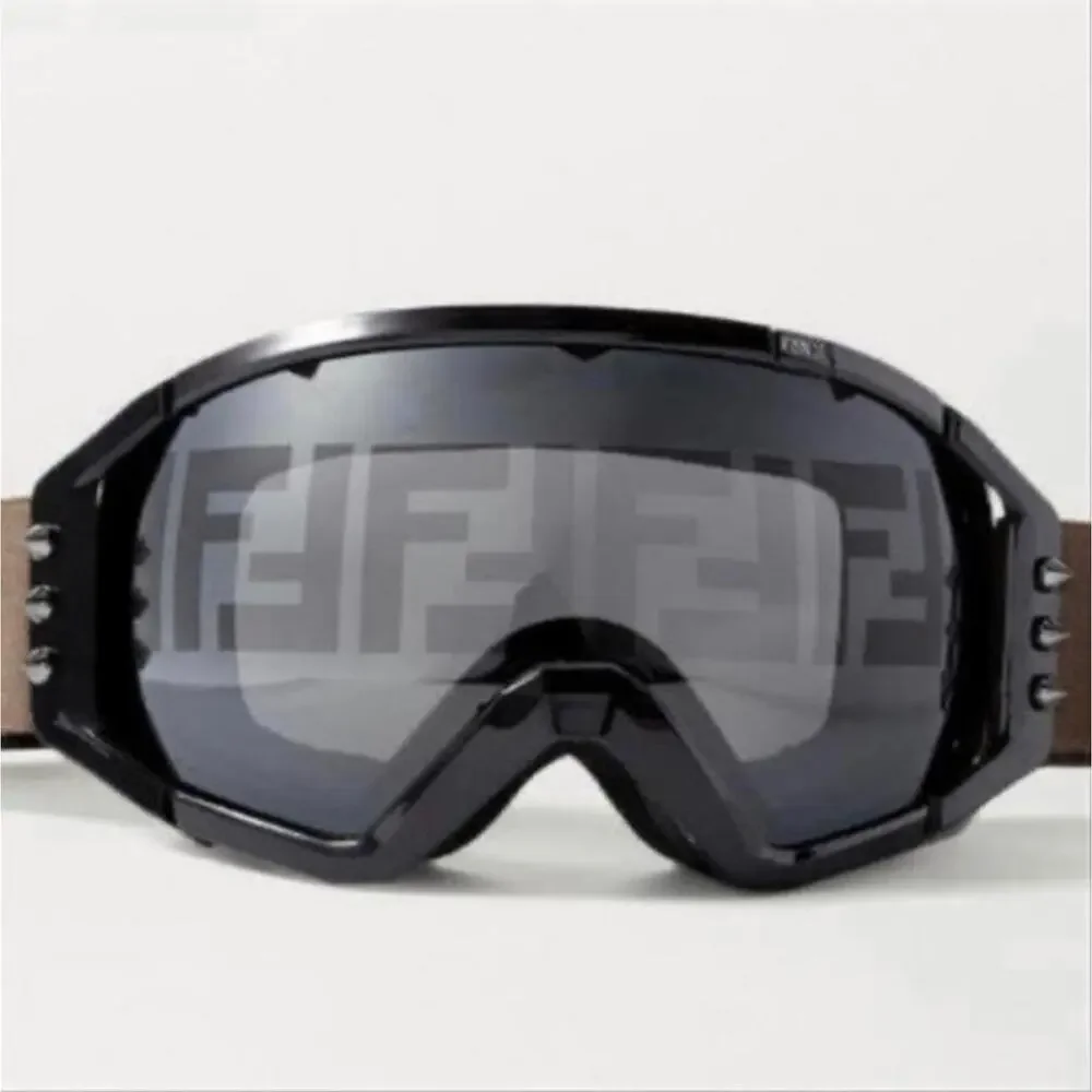 FENDI FF logo studded snow ski goggles